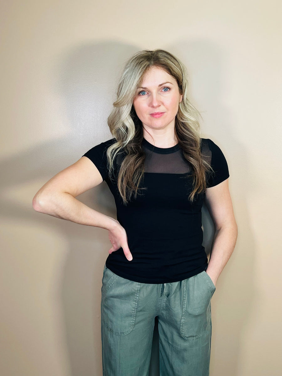 mesh yoke top