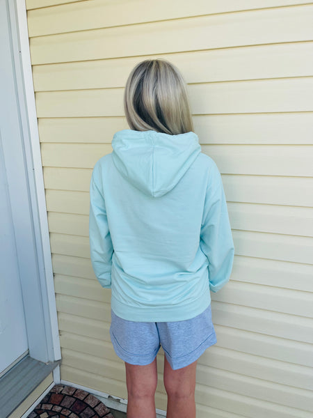 Oversized Pullover Hoodie - Mint