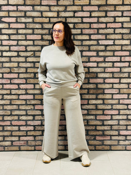Scuba Pullover and Pants Set - Ash Mocha