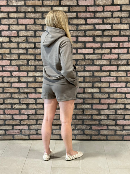 Basic Fleece Shorts - Fossil