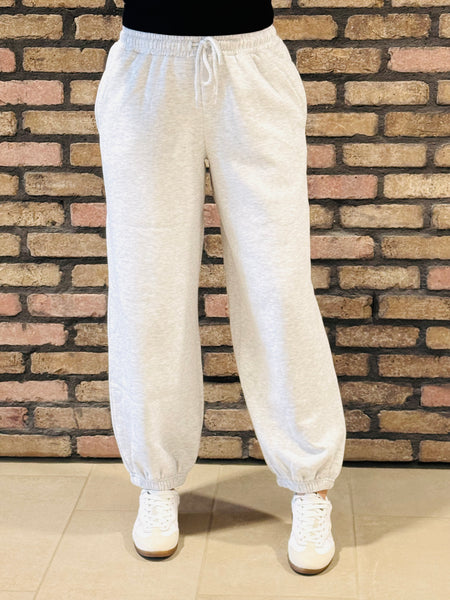 90’s Oversized Sweatpants - Ice Grey