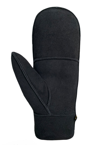 Auclair Maili Suede Mitts - Black