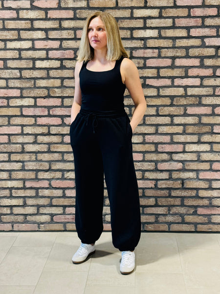 90’s Oversized Sweatpants - Black