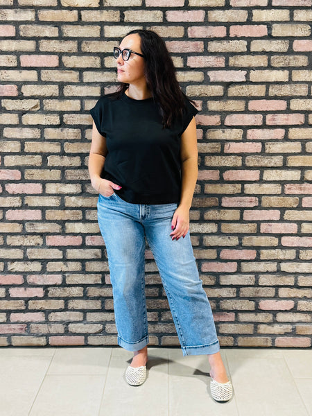 Scuba Short Sleeves Tee - Black