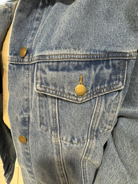 Boxy Denim Jacket - Medium Wash
