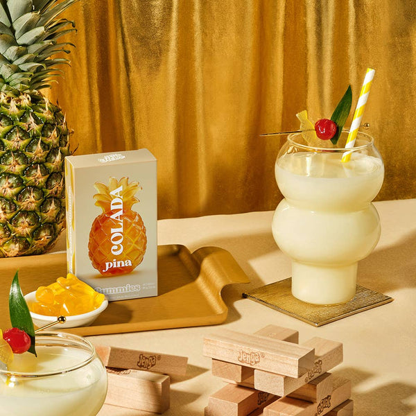 Pina Colada Gummies, Chewy Candies, All natural