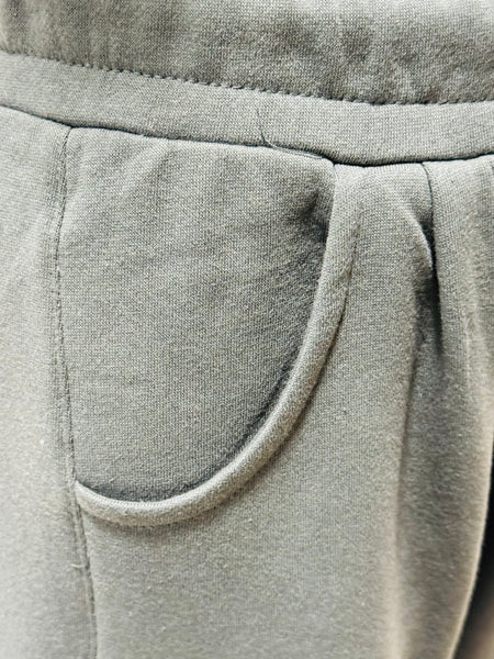 Baggy Barrel Sweatpants - Chic Green