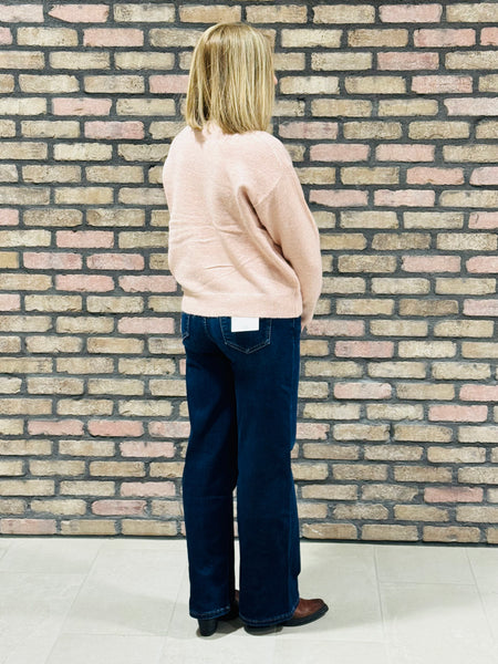 90’s Vintage Wide Leg Jeans - Dark Wash
