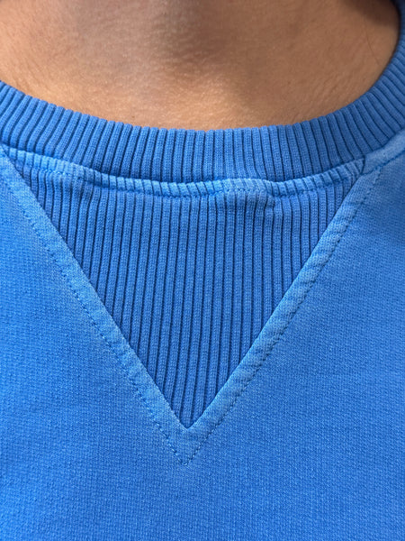 French Terry Pullover - Classic Blue