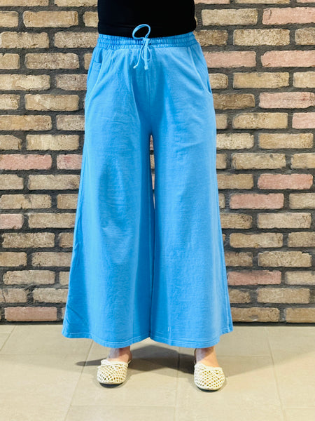 French Terry Pants - Classic Blue
