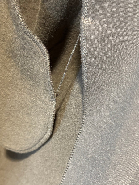 Fleece Hooded Coat - Brown