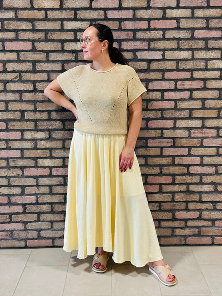 Knit Pullover Sweater - Taupe