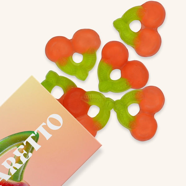 Chewy Candies - Amaretto Cherry Gummies