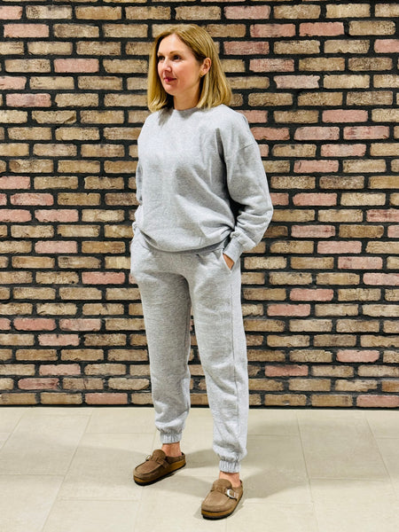 Oversized Crewneck - Light Heather Grey