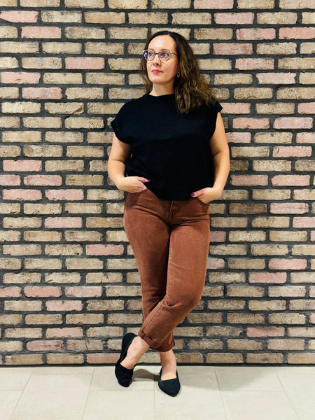 Viscose Sweater Vest - Black