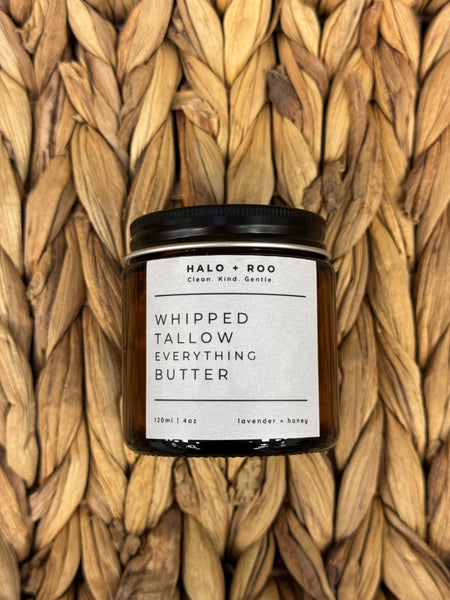 Whipped Tallow Butter - Lavender + Honey, 120ml