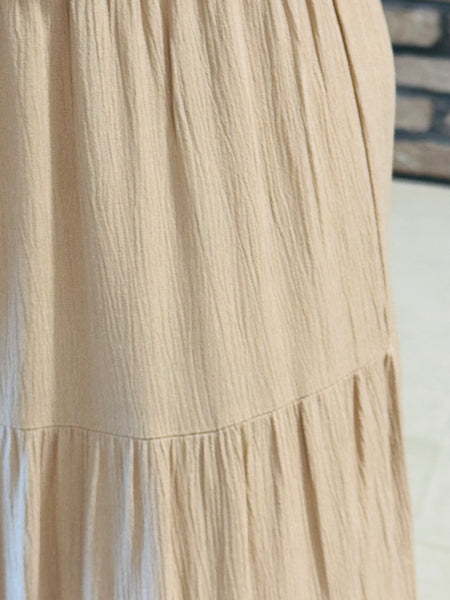 Tiered Maxi Skirt - Desert