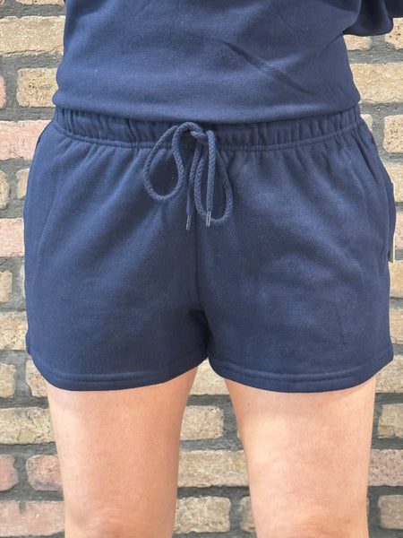 Basic Fleece Shorts - Deep Navy