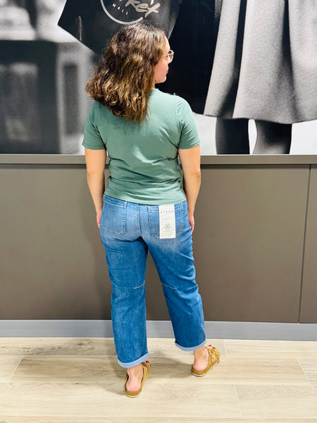 Classic Boxy Fit Tee - Silky Pine