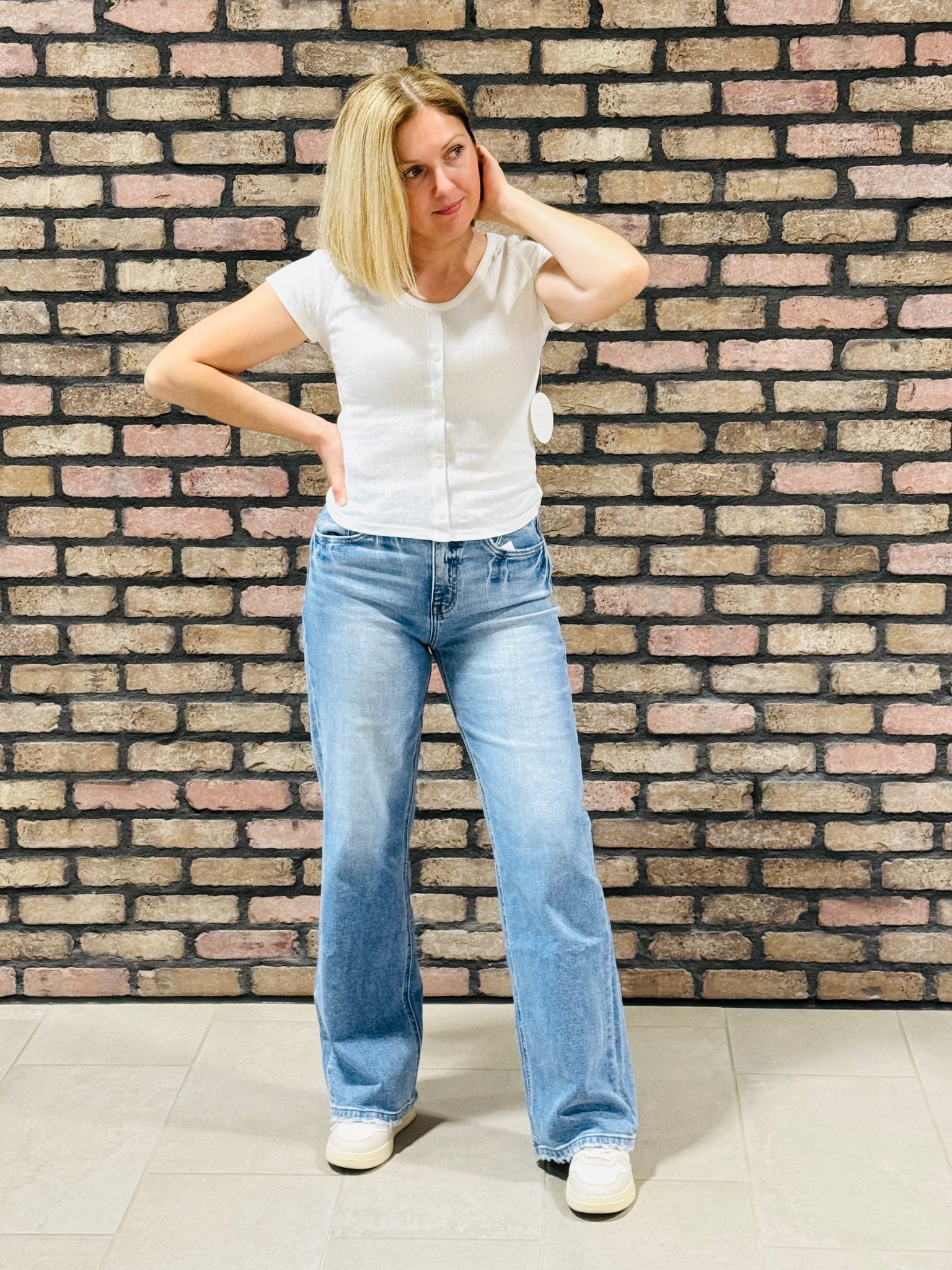90’s Super High Rise Jeans - Medium Wash