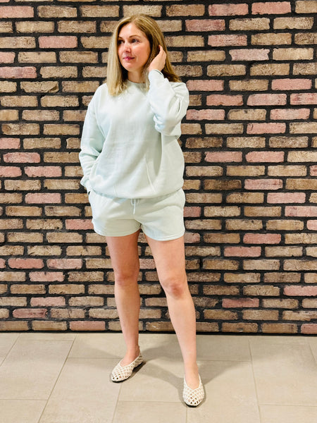 Oversized Crewneck - Ice Green