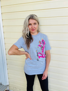BARBIE Graphic Tee - H Grey