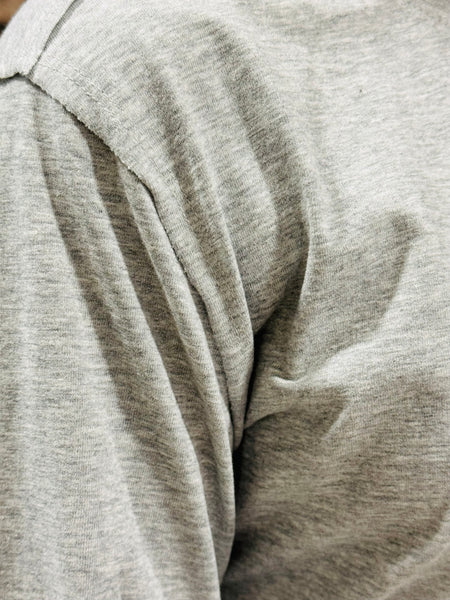 Relaxed Long Sleeves Top - H Grey