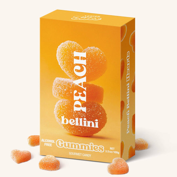 Chewy Candies - Peach Bellini Gummies