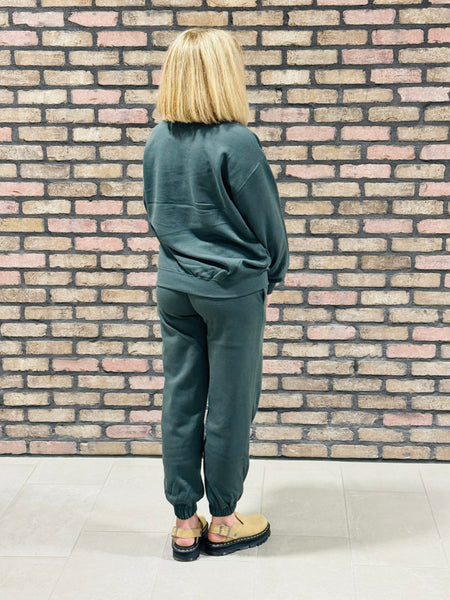 Oversized Crewneck - Chic Green