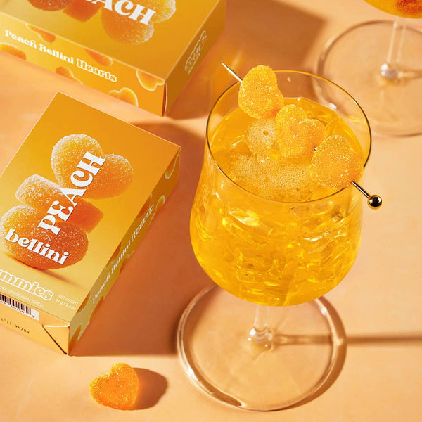 Chewy Candies - Peach Bellini Gummies