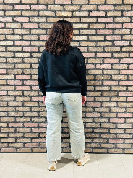 Scuba Half Zip Pullover - Black