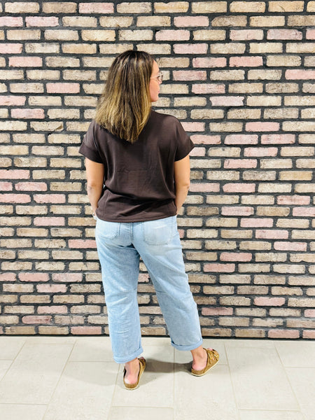 Soft Scuba Tee - Espresso