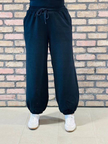 90’s Oversized Sweatpants - Black