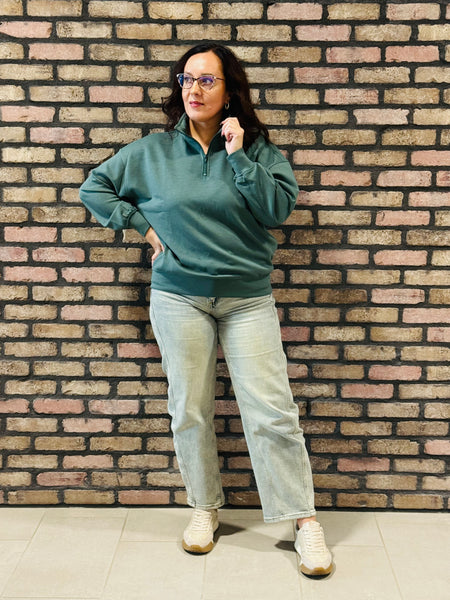 Scuba Half Zip Pullover - DK Forest