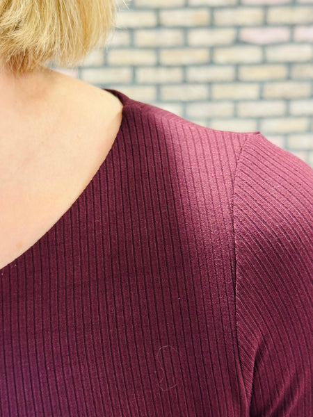 Double Layer Top - Maroon