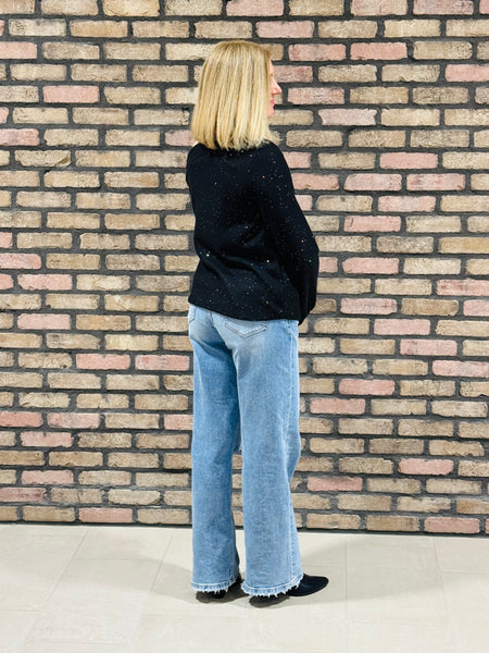 One Shoulder Top - Black