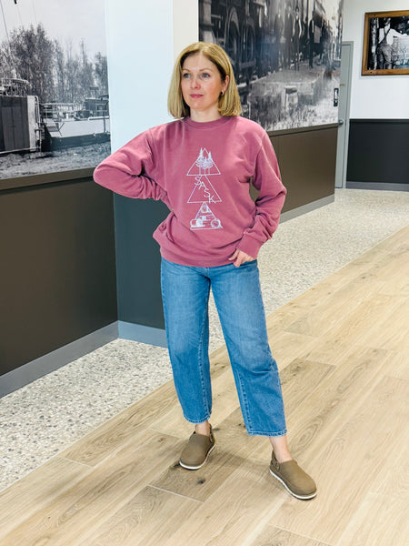 SASK Graphic Crewneck - Maroon