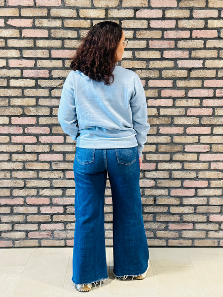 Crewneck Sweatshirt - Ash Blue