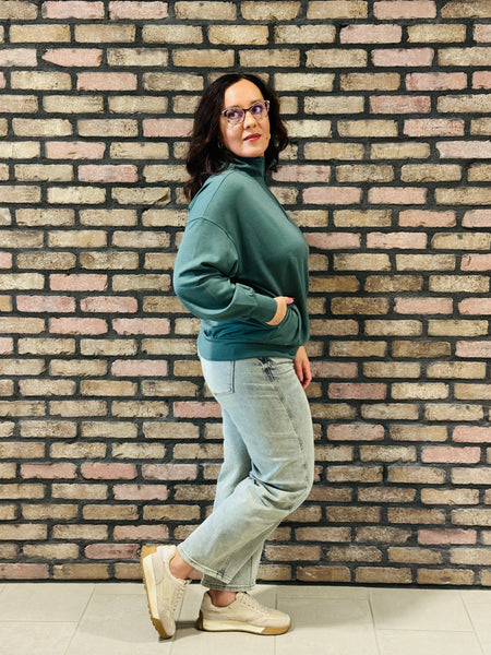 Scuba Half Zip Pullover - DK Forest