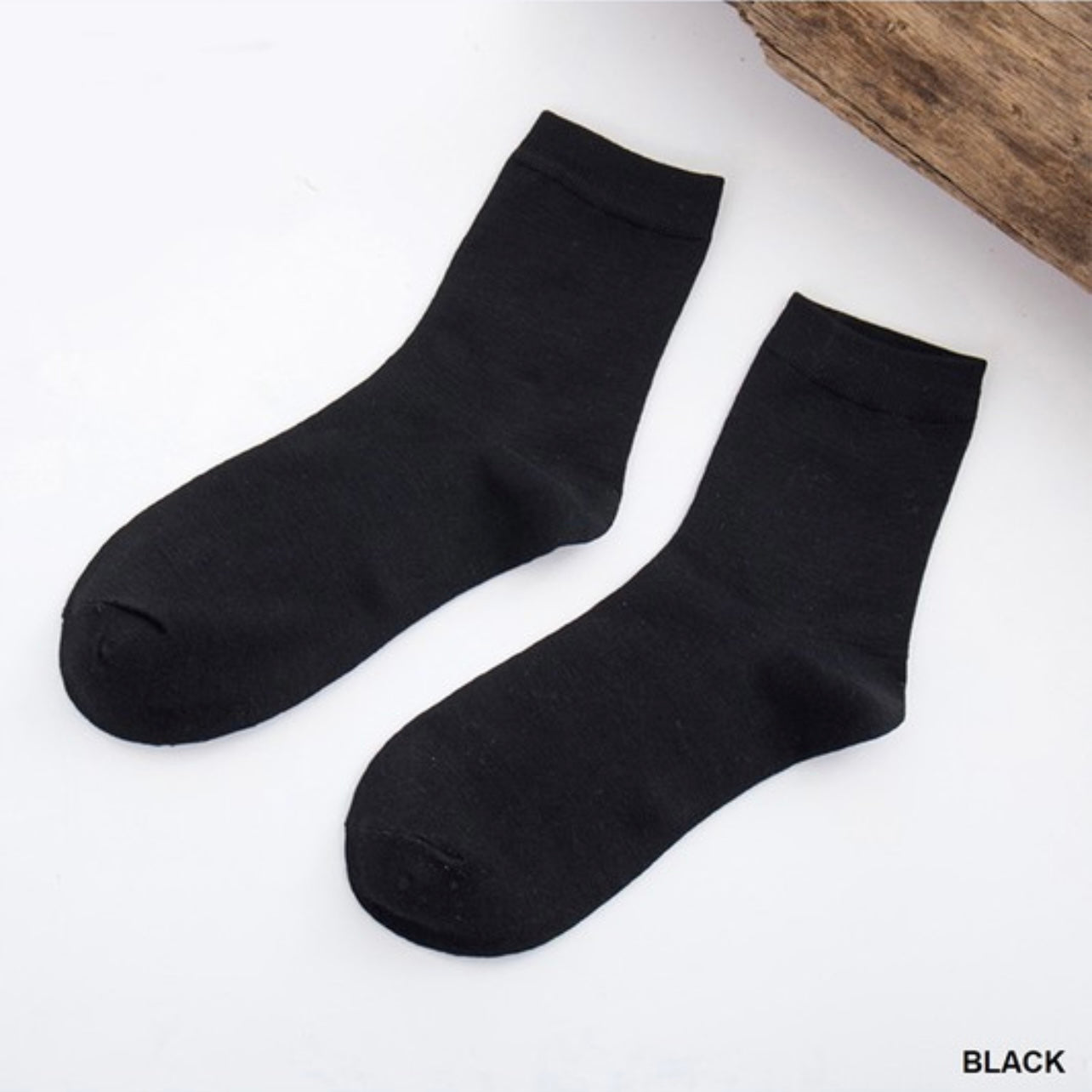 Breathable Bamboo Socks - Black