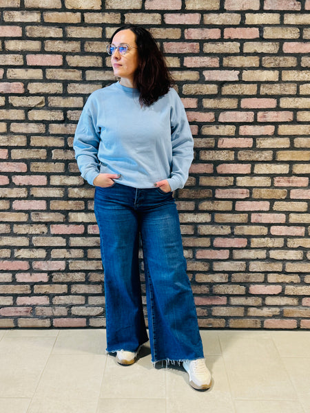 Crewneck Sweatshirt - Ash Blue