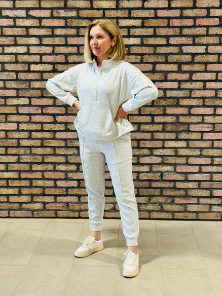 Scuba Half Zip and Joggers Set - H Grey