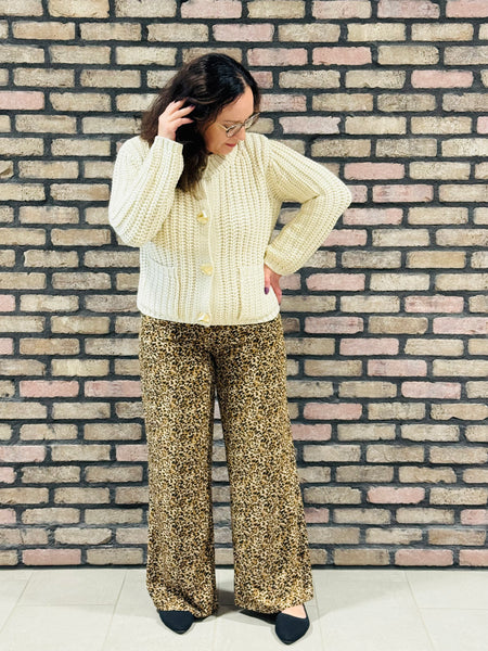Chunky Knit Cardigan - Cream