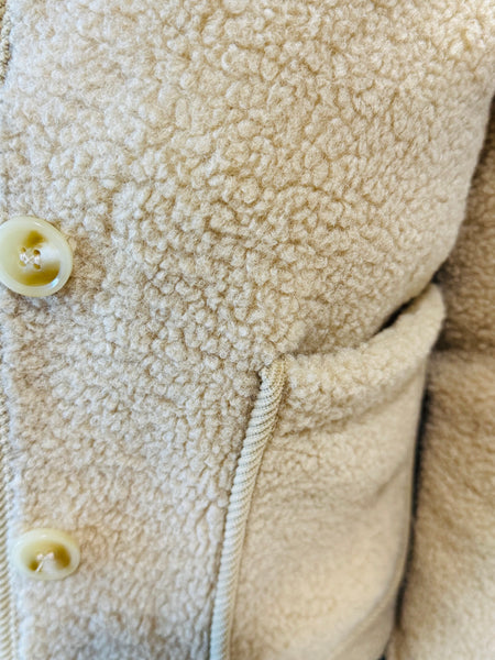 Fleece Bonded Sherpa Jacket - Tan