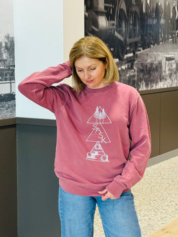 SASK Graphic Crewneck - Maroon