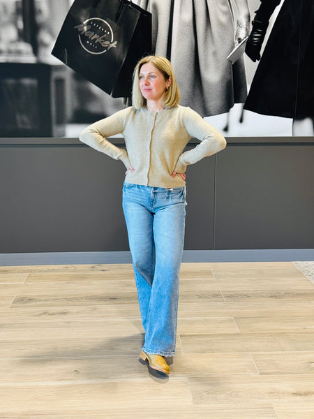 Button-up Cardigan - Khaki