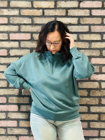 Scuba Half Zip Pullover - DK Forest