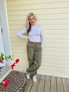 Parachute Pants - Olive