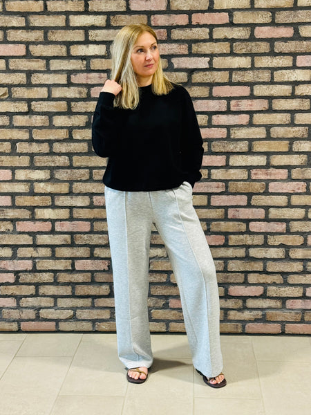Honeycomb 4-Way Stretch Sweatshirt - Black