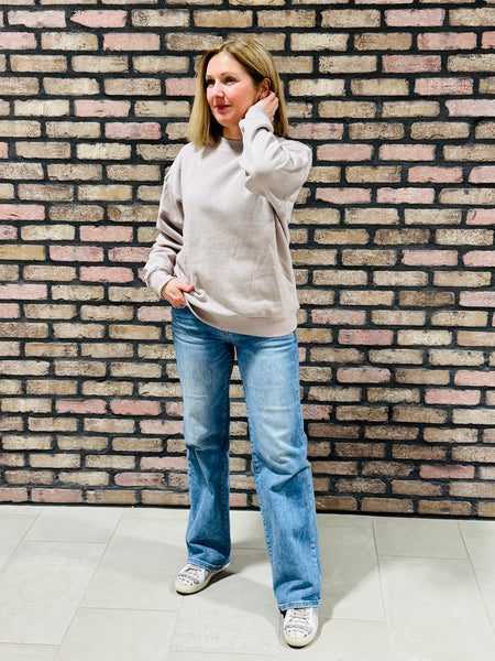 Fleece Pullover - Ash Mocha